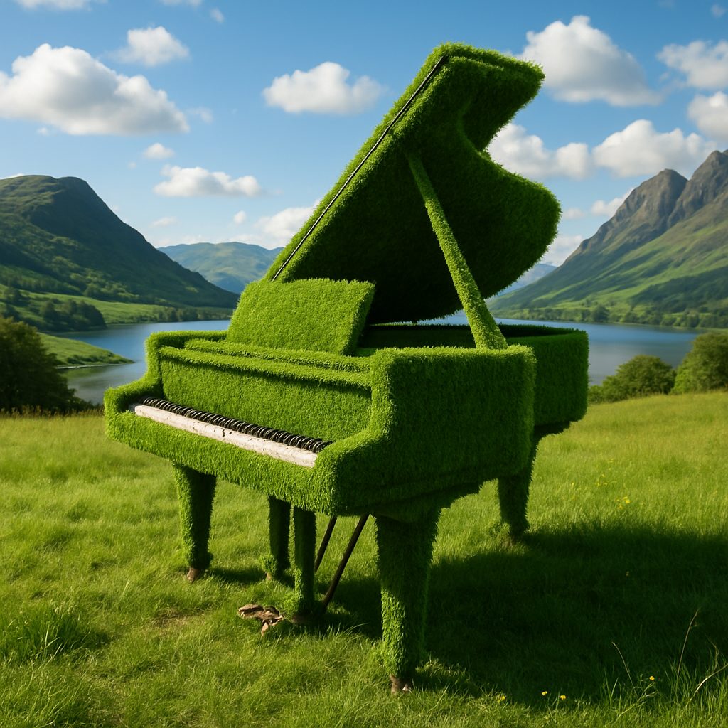 Grass Grand Piano