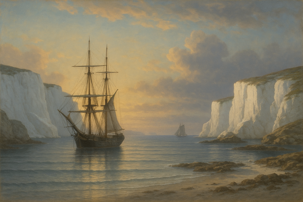 20250917_0416_Dawn Over Chalk Bay_simple_compose_01k5aq8p77es09pfntf9kffxpc