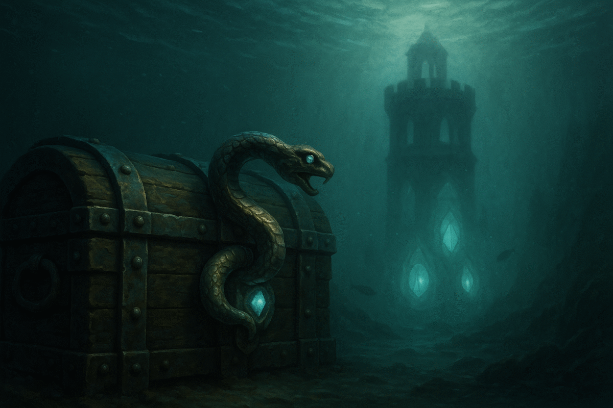 20250917_0419_Sunken Tower Discovery_simple_compose_01k5aqctrcecnbcp35kfbmypca