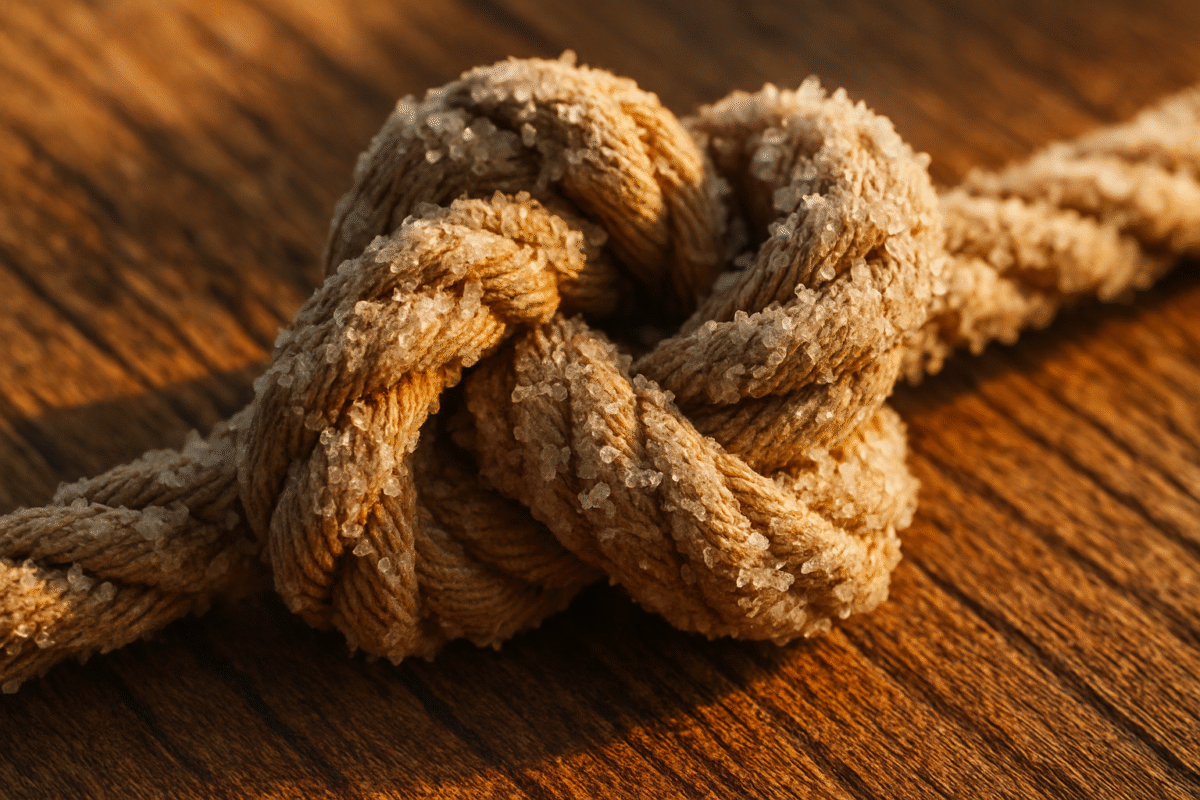 Salt-Crusted Rope